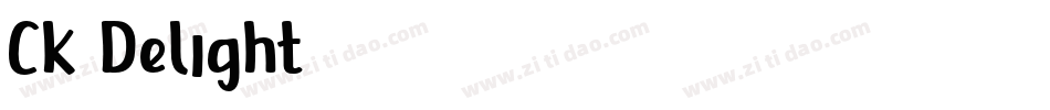 CK Delight字体转换